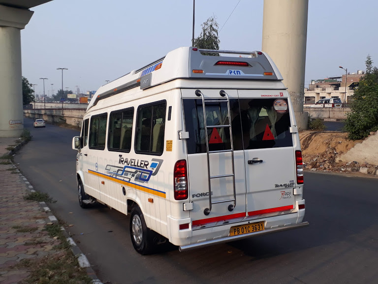 Tempo Traveller rear view